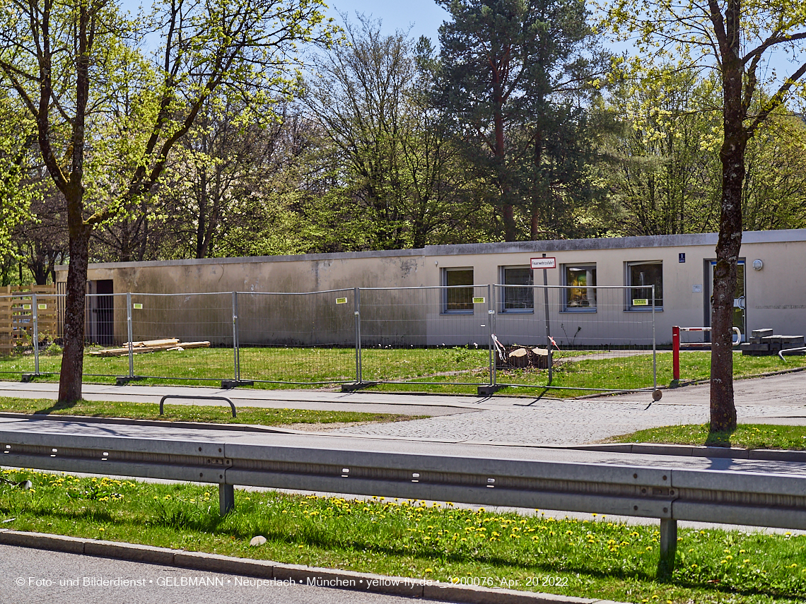 20.04.2022 - Baustelle am Haus für Kinder in Neuperlach